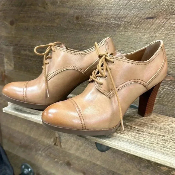 FRANCO SARTO IZARO, WHISKEY BROWN LEARHER SIZE 6.5 - Picture 2 of 12